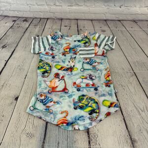 Birdie Bean Skater Print Bamboo Shirt